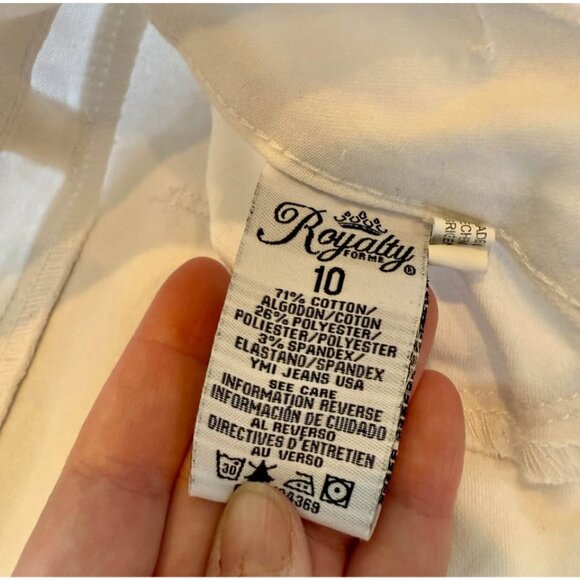 Royalty for Me Women’s Pants Size 10 White - Picture 4 of 4